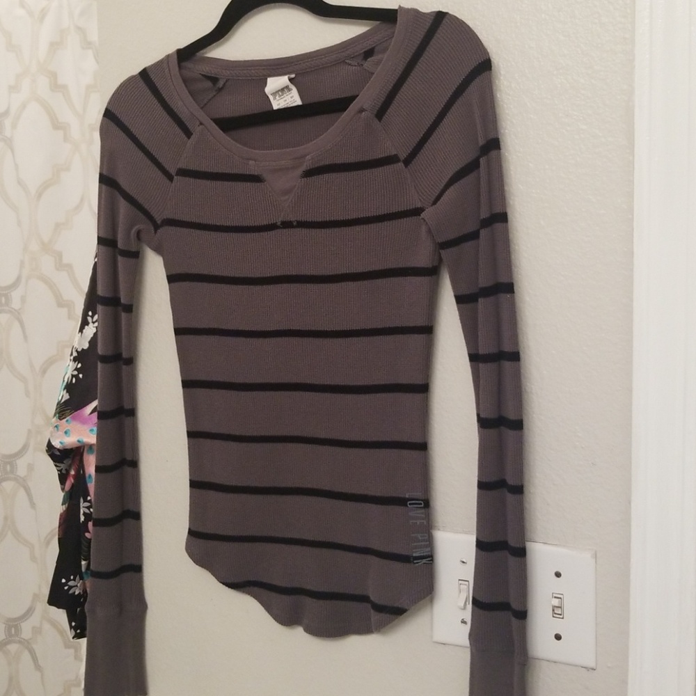Striped long sleeve shirt